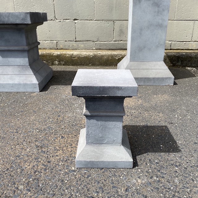 PLINTH, Pedestal - Faux Grey Stone 20 x 30cm H